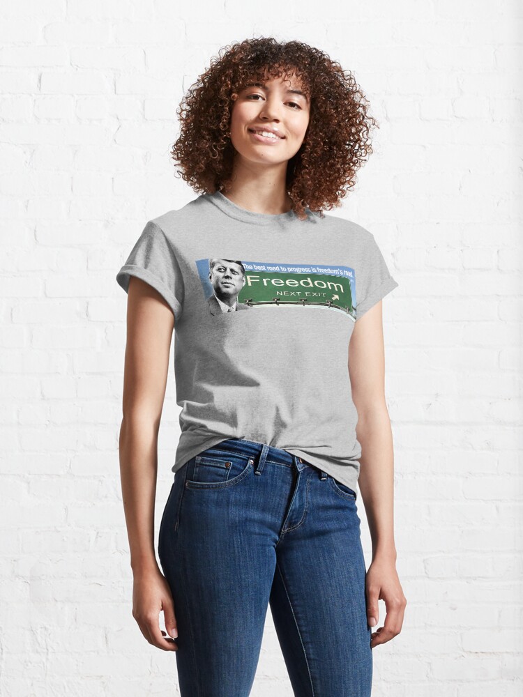 Alternate view of JFK - Freedom's Road Classic T-Shirt
