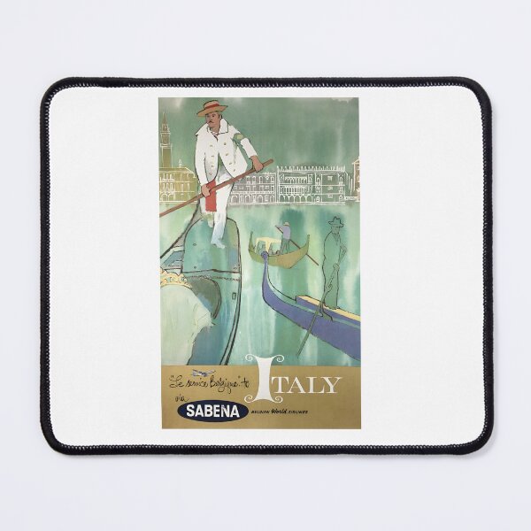Item preview, SABENA Publicity for Italy Vintage Travel Poster 60's designed and sold by Mitch-Angelo.