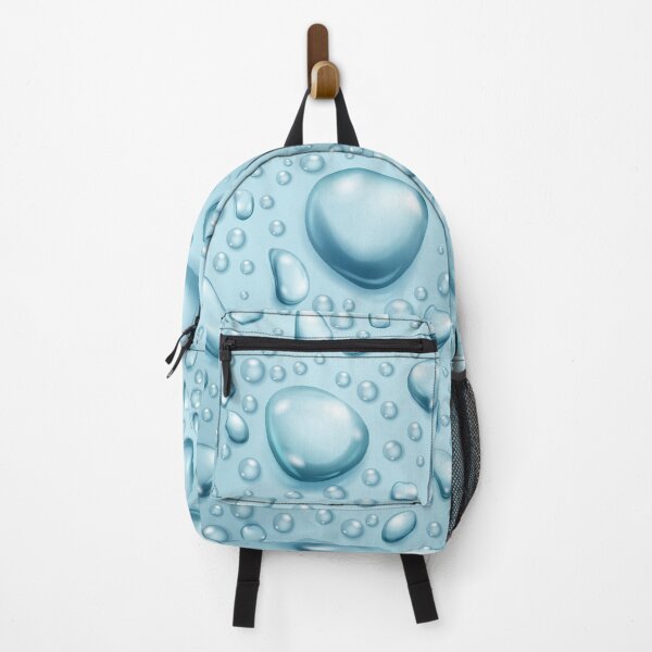 Item preview, Abstract Metallic Blue Water Drops Pattern designed and sold by RepublicOfFire.