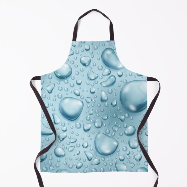Item preview, Abstract Metallic Blue Water Drops Pattern designed and sold by RepublicOfFire.