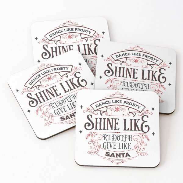 Item preview, Dance Like Frosty Shine like Rudolph Give like Santa designed and sold by Natalia Pogribna.