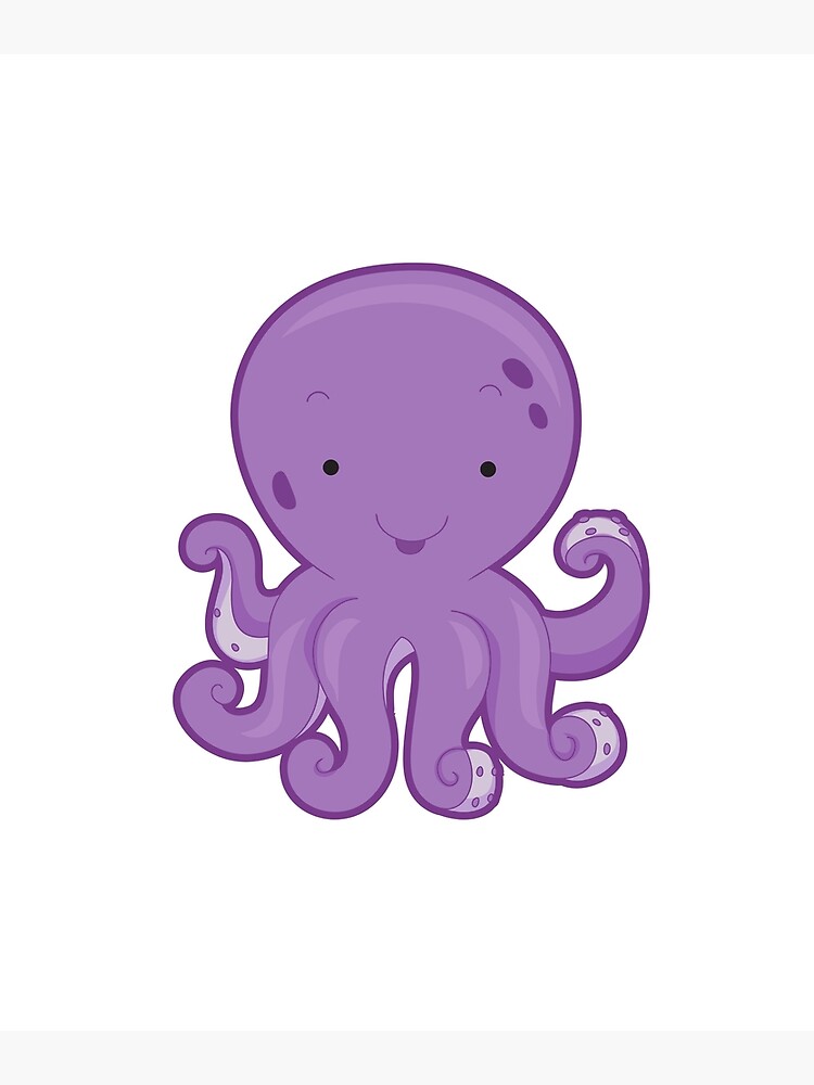 Cute Octopus Poster For Sale By Alieldeli1995 Redbubble 2169