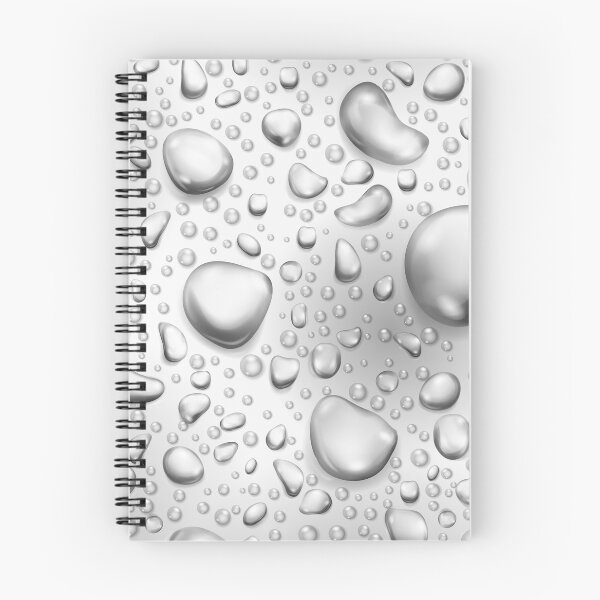 Item preview, Abstract Silver Water Drops Pattern designed and sold by RepublicOfFire.