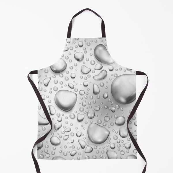 Item preview, Abstract Silver Water Drops Pattern designed and sold by RepublicOfFire.
