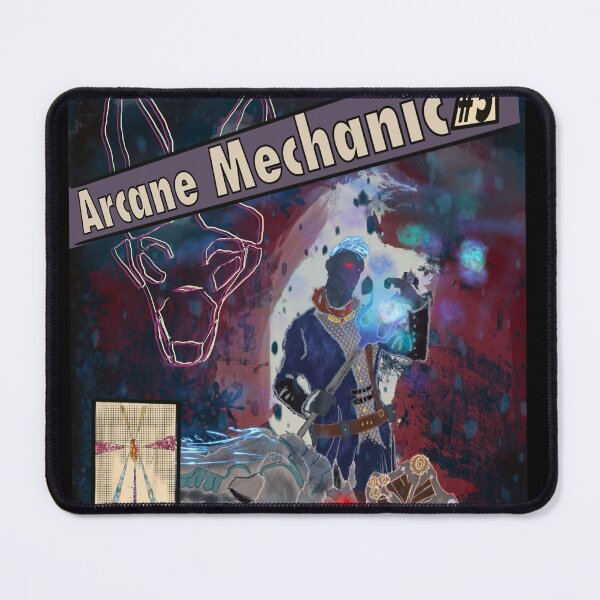 Item preview, The Arcane Mechanic Independent Comic Book Cover - TTRPG designed and sold by jolabrese.