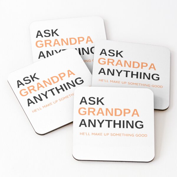Item preview, Ask Grandpa Anything, He'll Make Up Something, Grandad Tee, Gift For Grandpa, Papa T shirt, Grandpa Birthday, Funny Grandpa Shirts, Father     designed and sold by mystylecorner.
