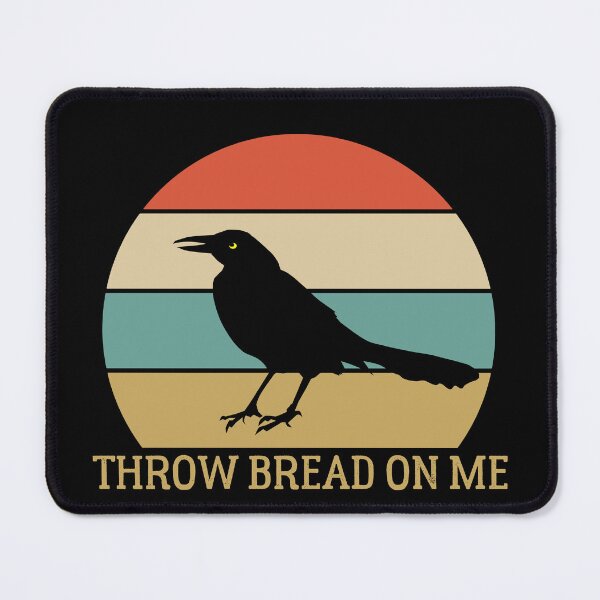 Item preview, grackle Throw Bread On Me - AUSTIN WEIRD BIRD designed and sold by Raiko-art.