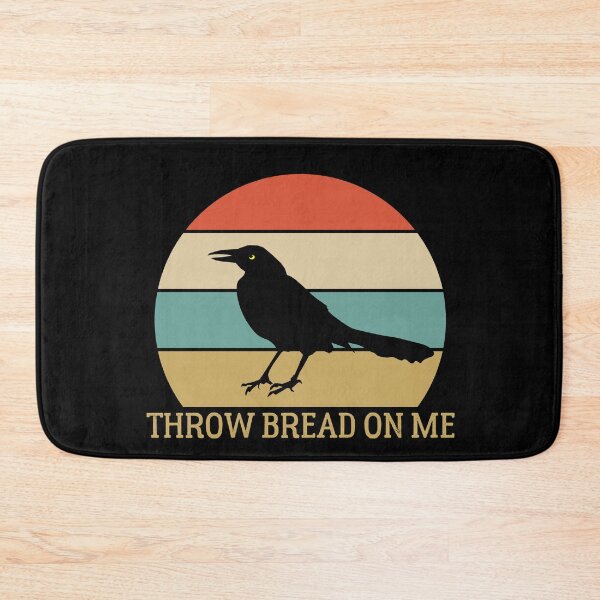 Item preview, grackle Throw Bread On Me - AUSTIN WEIRD BIRD  designed and sold by Raiko-art.