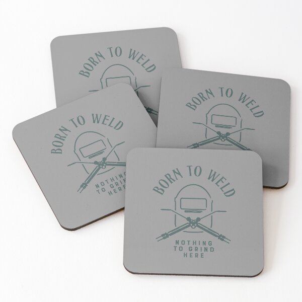 Item preview, Born to Weld Fun Vintage Logo for Professional  Welders (DARK) designed and sold by CRHPOD20.