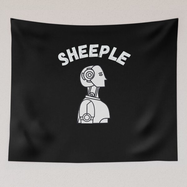 Item preview, Sheeple Tom MacDonald Rap Song Sheep Robot Brainwashed Renegade Revolution Tom MacDonald Shirt designed and sold by matrixunplugged.