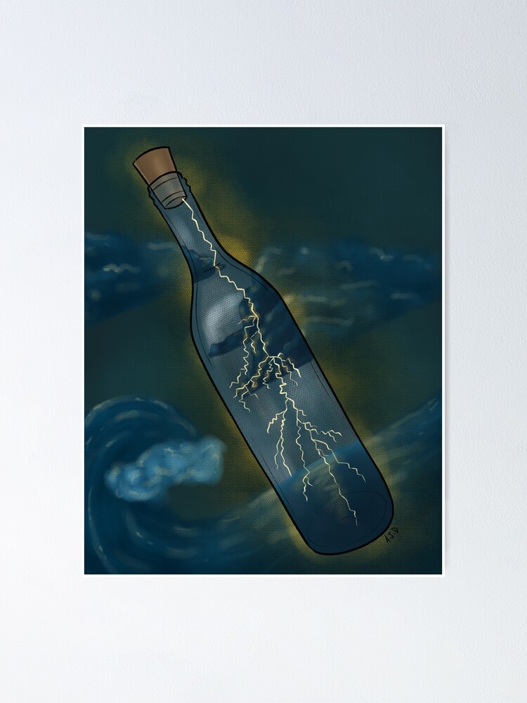 "Lightning in a Bottle" Poster for Sale by misslovelymess Redbubble