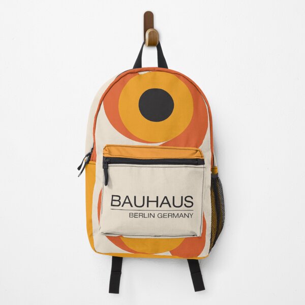Item preview, Bauhaus - Retro / Art Deco architecture discipline from Berlin, Germany - Available in posters, etc - Orange bauhaus designed and sold by ArcFoundationCo.