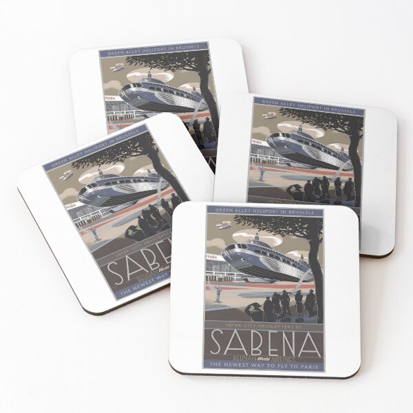 Item preview, SABENA Belgian World Airlines Helicopters by Laurent Durieux designed and sold by Mitch-Angelo.
