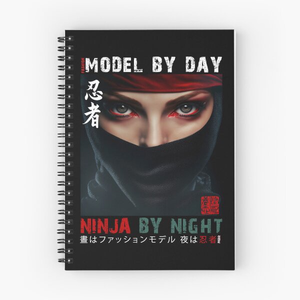 Item preview, Fashion Model By Day Ninja By Night - Masked Female Ninja Model | Fashion Model Ninja Woman Warrior designed and sold by MadeByRobots.