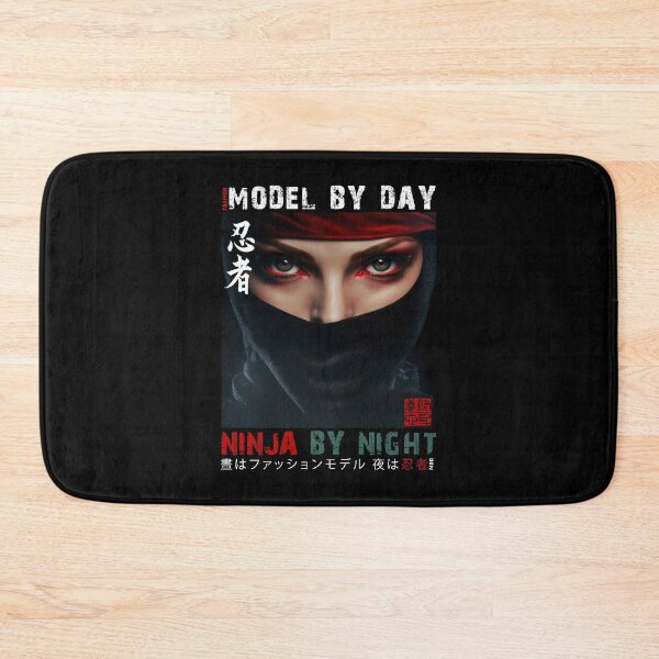 Item preview, Fashion Model By Day Ninja By Night - Masked Female Ninja Model | Fashion Model Ninja Woman Warrior designed and sold by MadeByRobots.