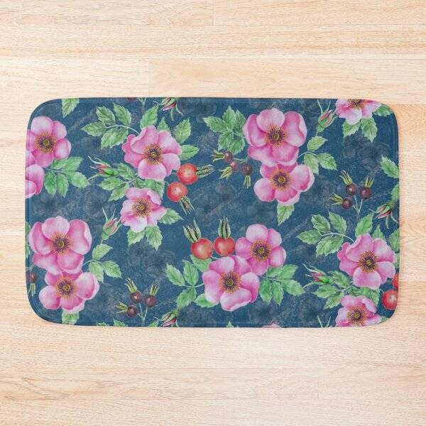 Item preview,  Vintage Pattern Work Pink Field Roses With Buds designed and sold by Tina Veenstra.