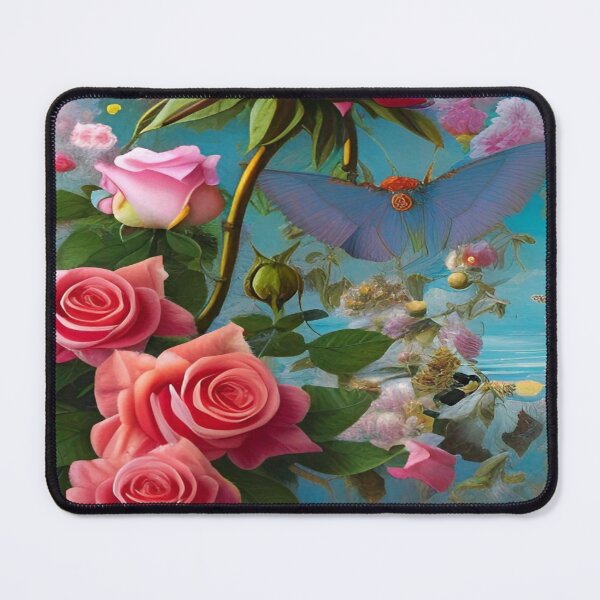 Item preview, Abstraction illustrative rosery Colorful hippie style Splash Flowers Imagination of dream  桜 world art bloomcore designed and sold by ValleyDream.