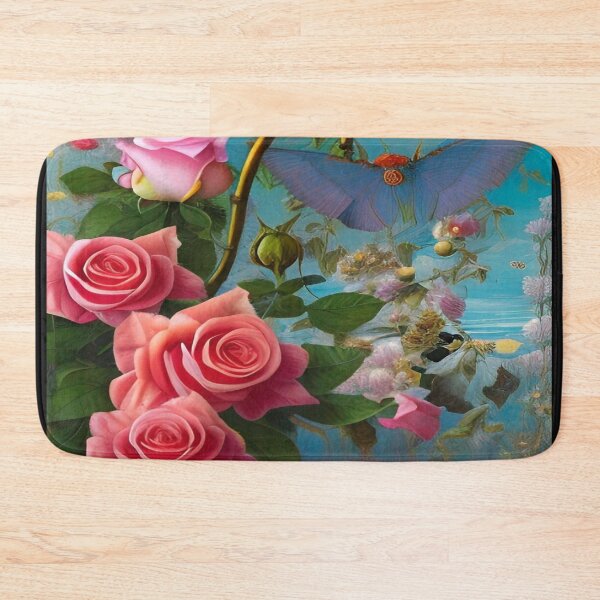 Item preview, Abstraction illustrative rosery Colorful hippie style Splash Flowers Imagination of dream  桜 world art bloomcore designed and sold by ValleyDream.
