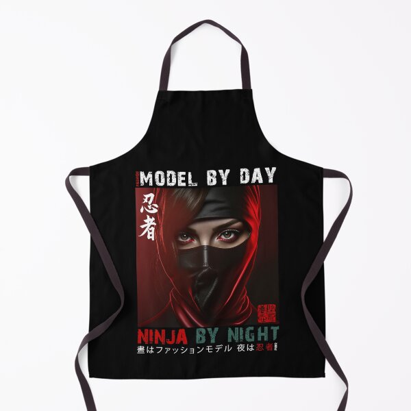 Item preview, Fashion Model By Day Ninja By Night - Masked Female Ninja Model | Fashion Model Ninja Woman Warrior designed and sold by MadeByRobots.