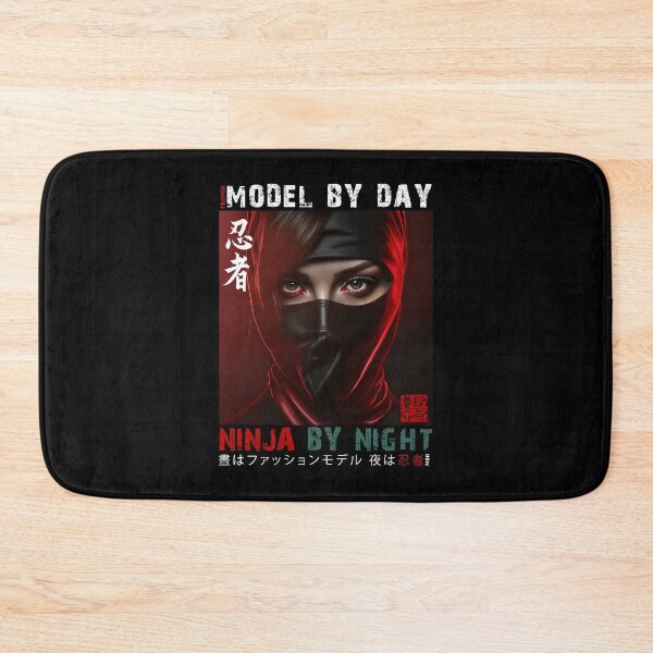 Item preview, Fashion Model By Day Ninja By Night - Masked Female Ninja Model | Fashion Model Ninja Woman Warrior designed and sold by MadeByRobots.