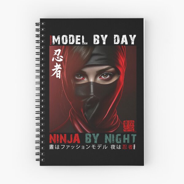Item preview, Fashion Model By Day Ninja By Night - Masked Female Ninja Model | Fashion Model Ninja Woman Warrior designed and sold by MadeByRobots.