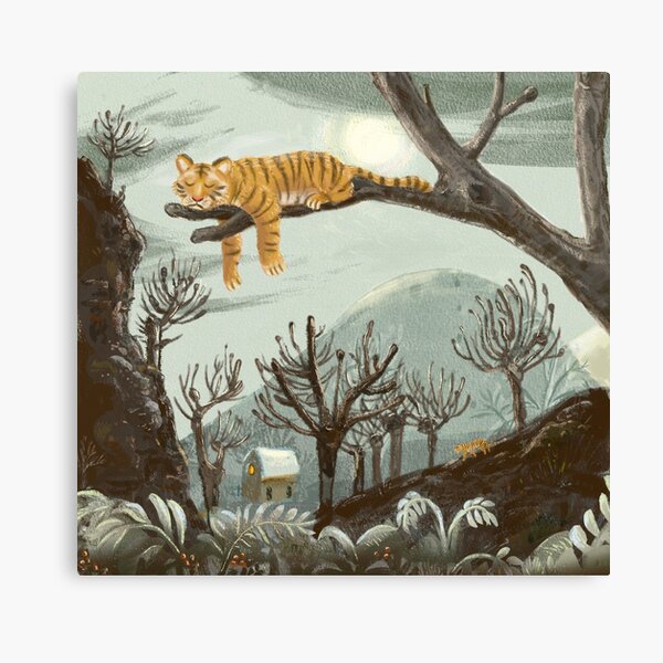sleeping tiger Canvas Print