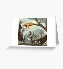 sleeping tiger Greeting Card