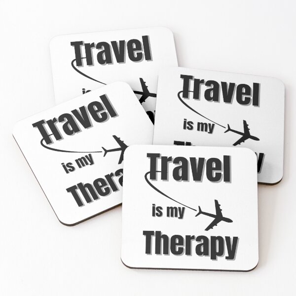 Item preview, Travel is my Therapy designed and sold by Tienda-Vane.