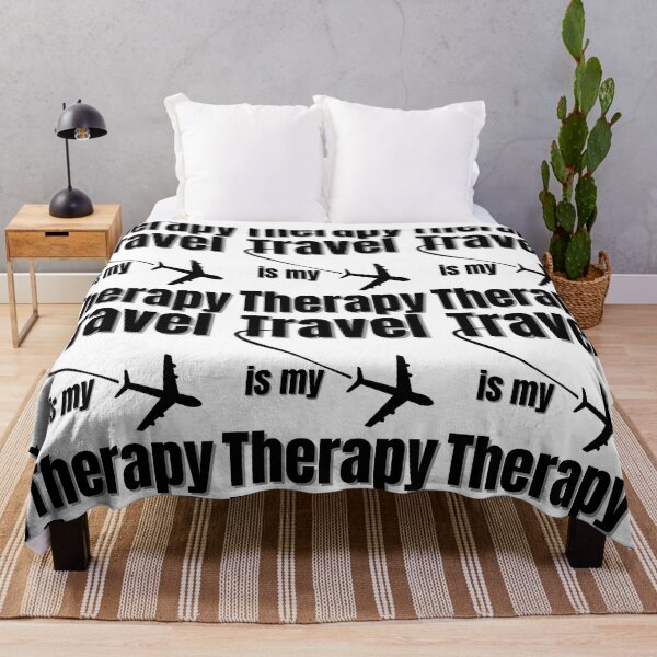 Item preview, Travel is my Therapy designed and sold by Tienda-Vane.