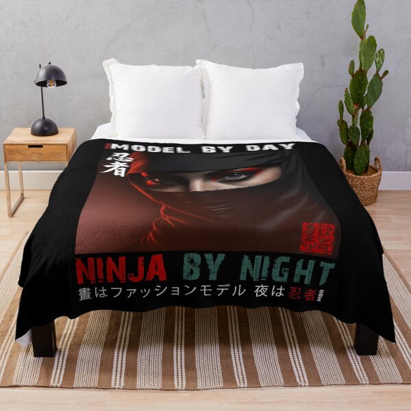 Item preview, Fashion Model By Day Ninja By Night - Masked Female Ninja Model | Fashion Model Ninja Woman Warrior designed and sold by MadeByRobots.