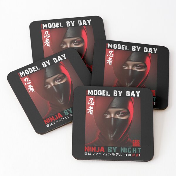 Item preview, Fashion Model By Day Ninja By Night - Masked Female Ninja Model | Fashion Model Ninja Woman Warrior designed and sold by MadeByRobots.