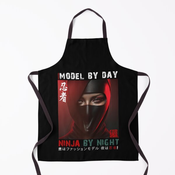 Item preview, Fashion Model By Day Ninja By Night - Masked Female Ninja Model | Fashion Model Ninja Woman Warrior designed and sold by MadeByRobots.