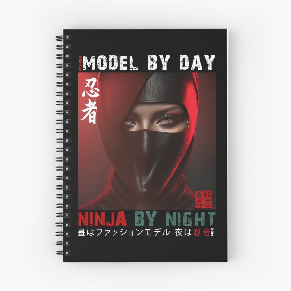 Item preview, Fashion Model By Day Ninja By Night - Masked Female Ninja Model | Fashion Model Ninja Woman Warrior designed and sold by MadeByRobots.