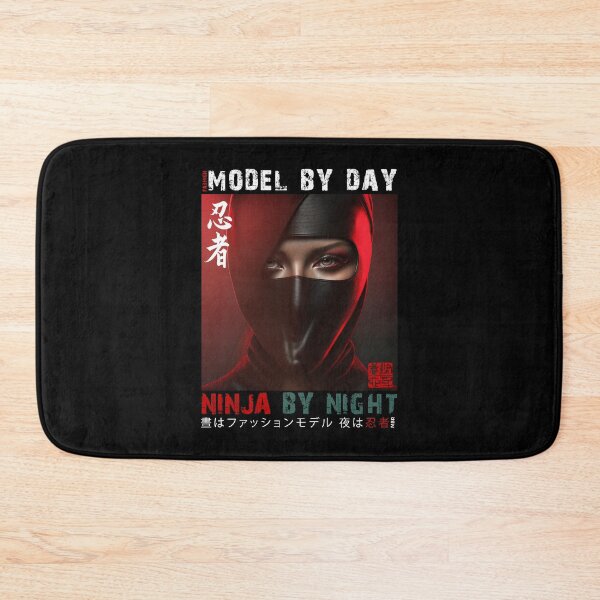 Item preview, Fashion Model By Day Ninja By Night - Masked Female Ninja Model | Fashion Model Ninja Woman Warrior designed and sold by MadeByRobots.