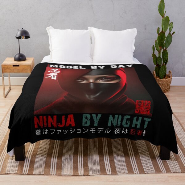 Item preview, Fashion Model By Day Ninja By Night - Masked Female Ninja Model | Fashion Model Ninja Woman Warrior designed and sold by MadeByRobots.