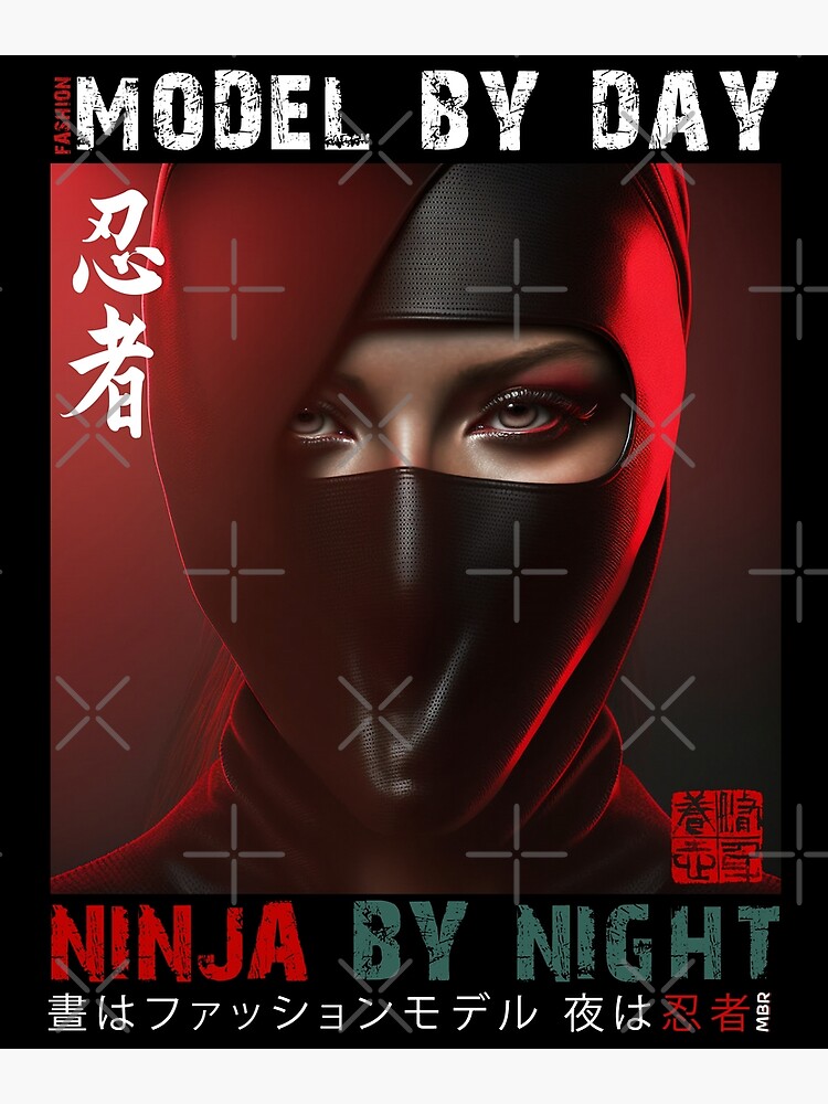"Fashion Model By Day Ninja By Night Masked Female Ninja Model