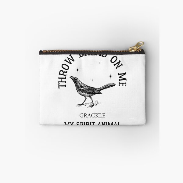 Item preview, grackle Throw Bread On Me - AUSTIN  Spirit Animal designed and sold by Raiko-art.