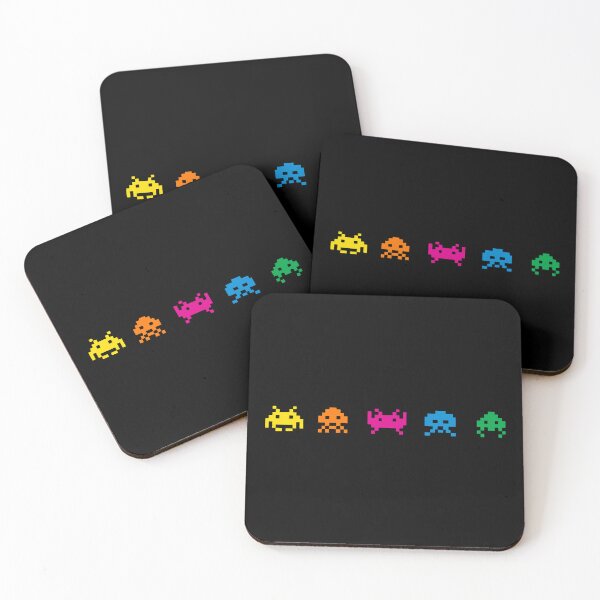 Item preview, Raindow Invaders designed and sold by OneBigPixel.