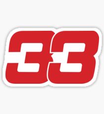 Max Verstappen 33 Redbull 2017 Sticker