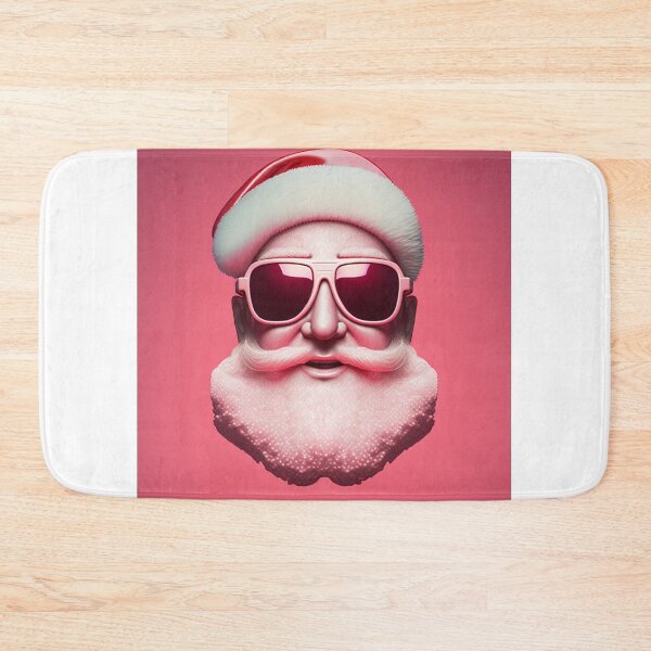 Item preview, Retro Vintage Pink Santa Claus designed and sold by TheBaconStudio.