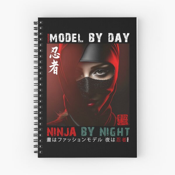 Item preview, Fashion Model By Day Ninja By Night - Masked Female Ninja Model | Fashion Model Ninja Woman Warrior designed and sold by MadeByRobots.
