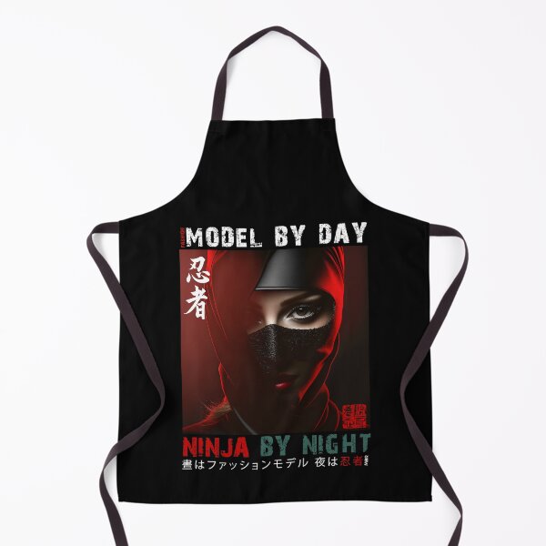 Item preview, Fashion Model By Day Ninja By Night - Masked Female Ninja Model | Fashion Model Ninja Woman Warrior designed and sold by MadeByRobots.