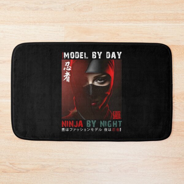 Item preview, Fashion Model By Day Ninja By Night - Masked Female Ninja Model | Fashion Model Ninja Woman Warrior designed and sold by MadeByRobots.