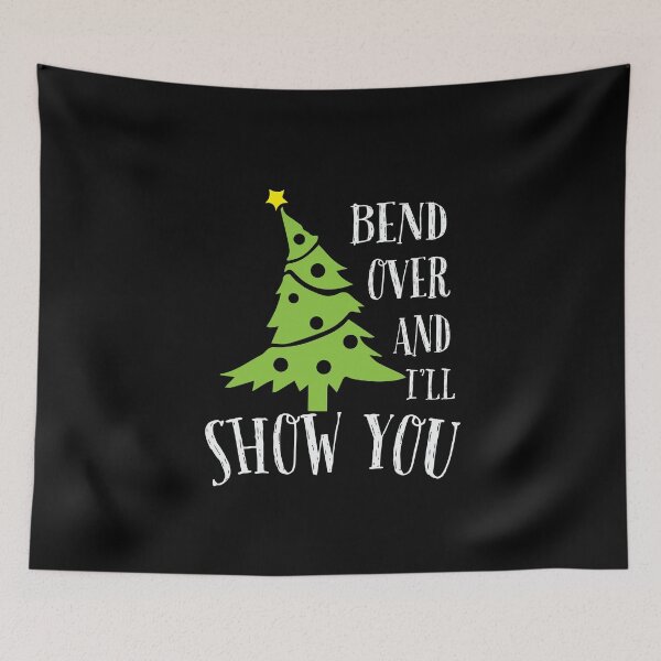 Item preview, Bend Over And I'll Show You Funny Christmas Tree  designed and sold by BUBLTEES.