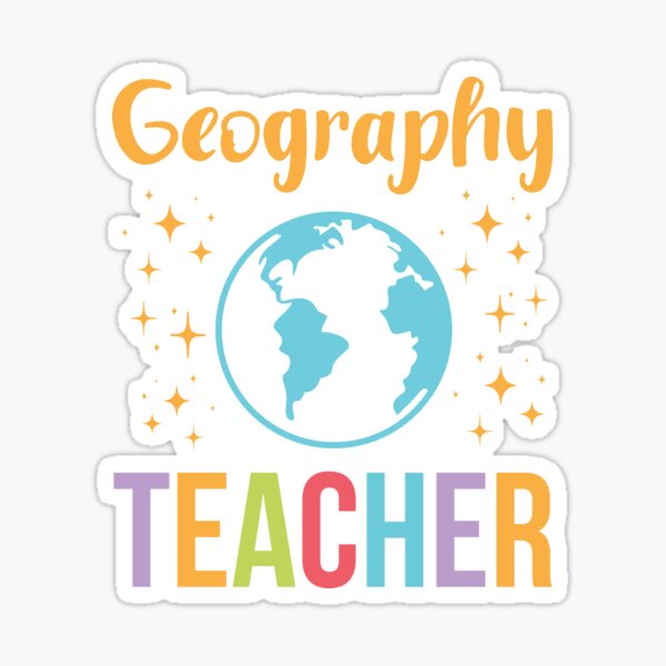 Geography Teacher Sticker For Sale By Kivarton Redbubble