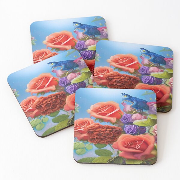 Item preview, Abstraction illustrative rosery Colorful hippie style Splash Flowers Imagination of dream  桜 world art bloomcore designed and sold by ValleyDream.