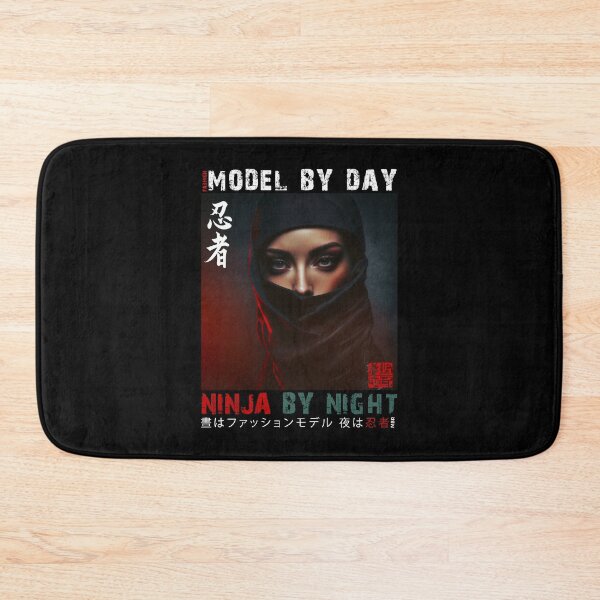 Item preview, Fashion Model By Day Ninja By Night - Masked Female Ninja Model | Fashion Model Ninja Woman Warrior designed and sold by MadeByRobots.
