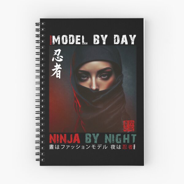 Item preview, Fashion Model By Day Ninja By Night - Masked Female Ninja Model | Fashion Model Ninja Woman Warrior designed and sold by MadeByRobots.