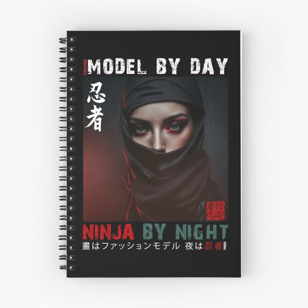 Item preview,  Fashion Model By Day Ninja By Night - Masked Female Ninja Model | Fashion Model Ninja Woman Warrior designed and sold by MadeByRobots.