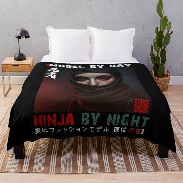 Item preview, Fashion Model By Day Ninja By Night - Masked Female Ninja Model | Fashion Model Ninja Woman Warrior designed and sold by MadeByRobots.